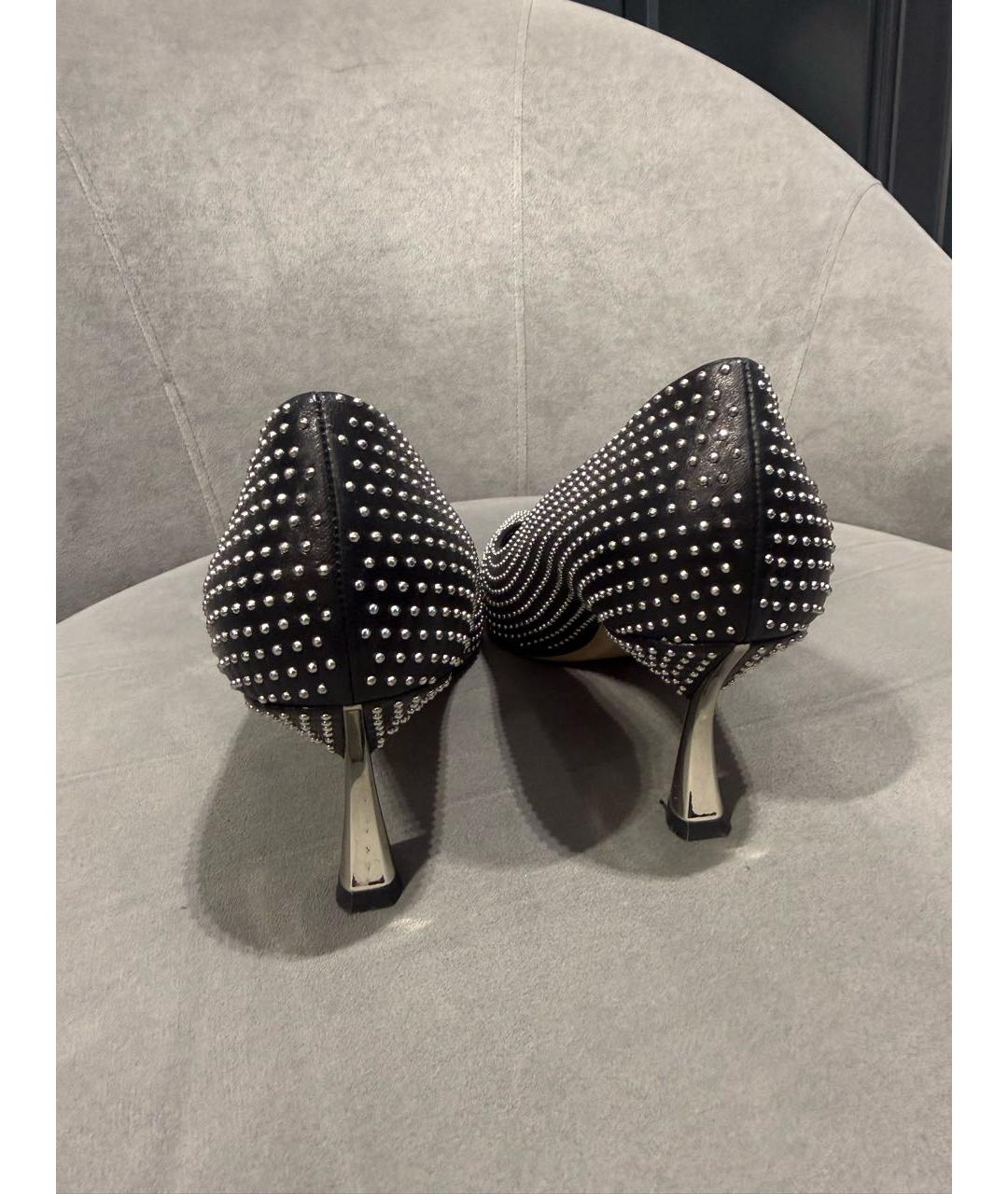 CASADEI Черные кожаные туфли, фото 4