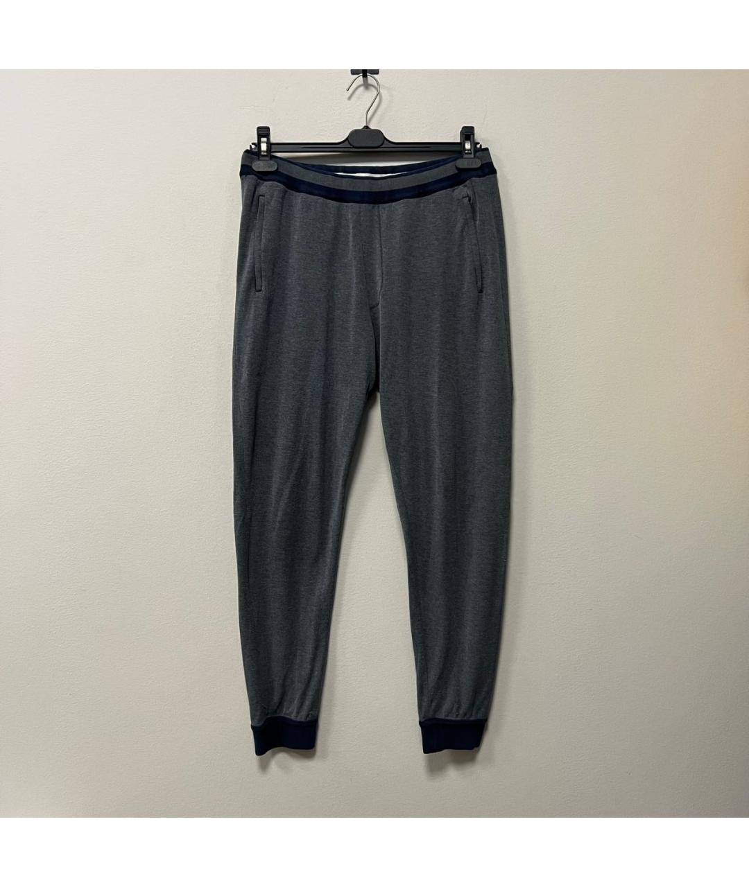 ZILLI Серый шелковый спортивный костюм, фото 6