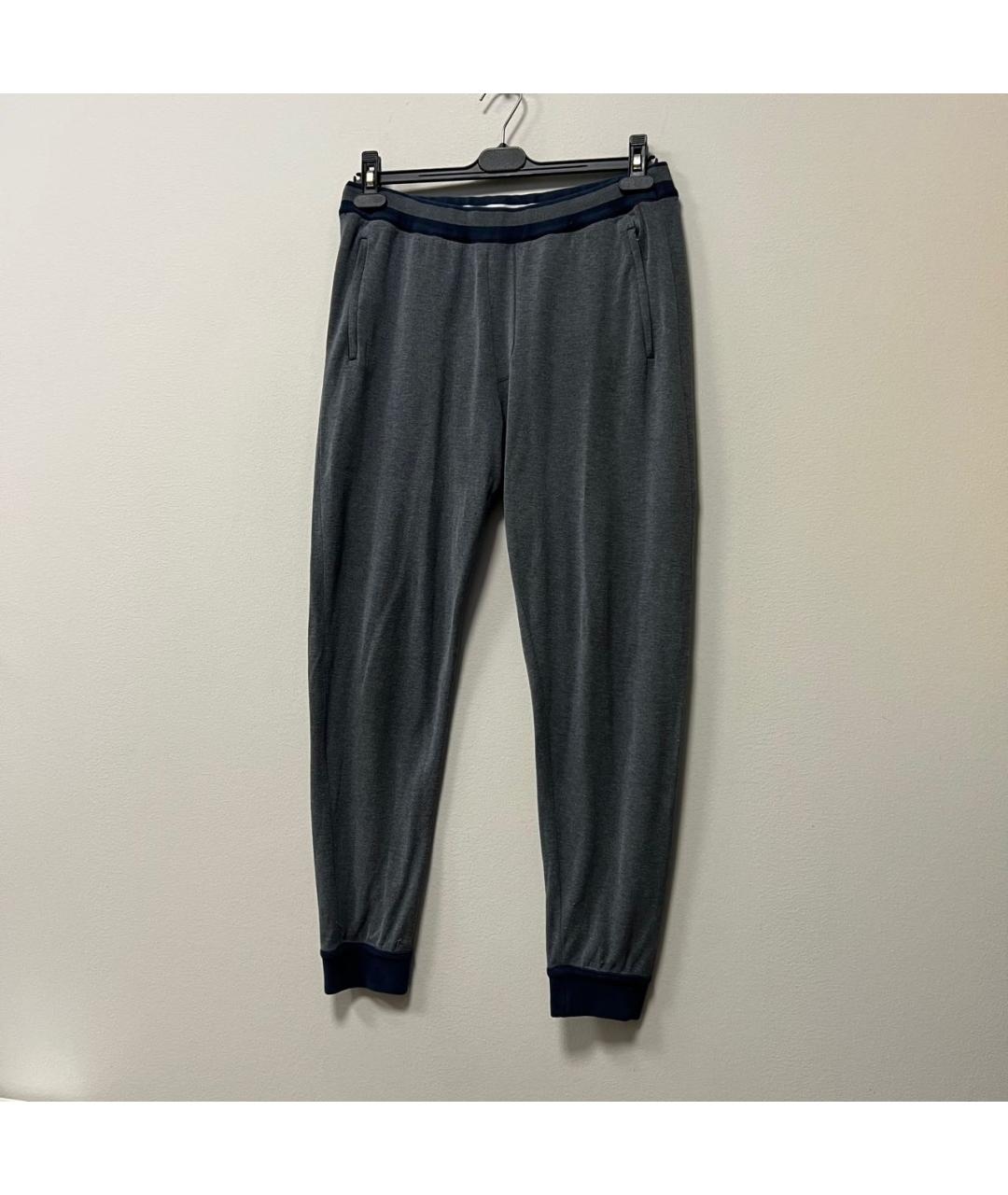 ZILLI Серый шелковый спортивный костюм, фото 7