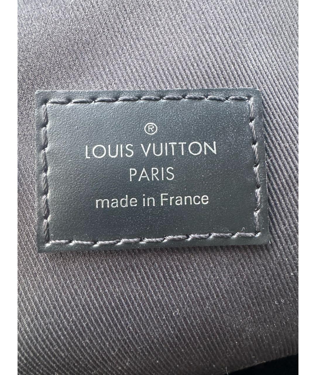 LOUIS VUITTON Антрацитовая сумка на плечо, фото 5