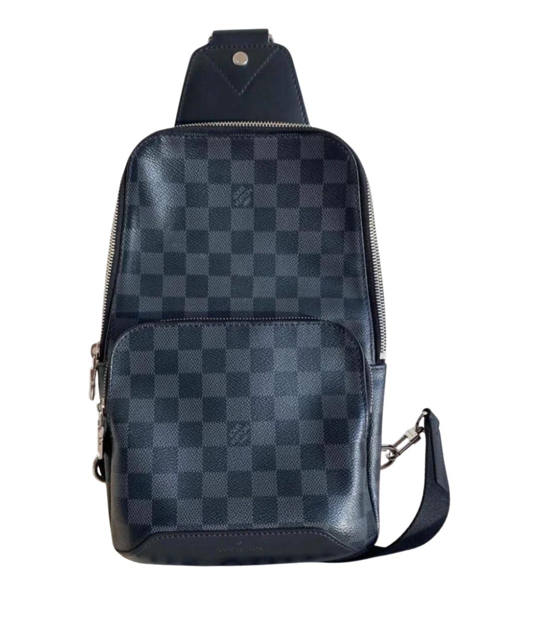 LOUIS VUITTON Антрацитовая сумка на плечо, фото 1