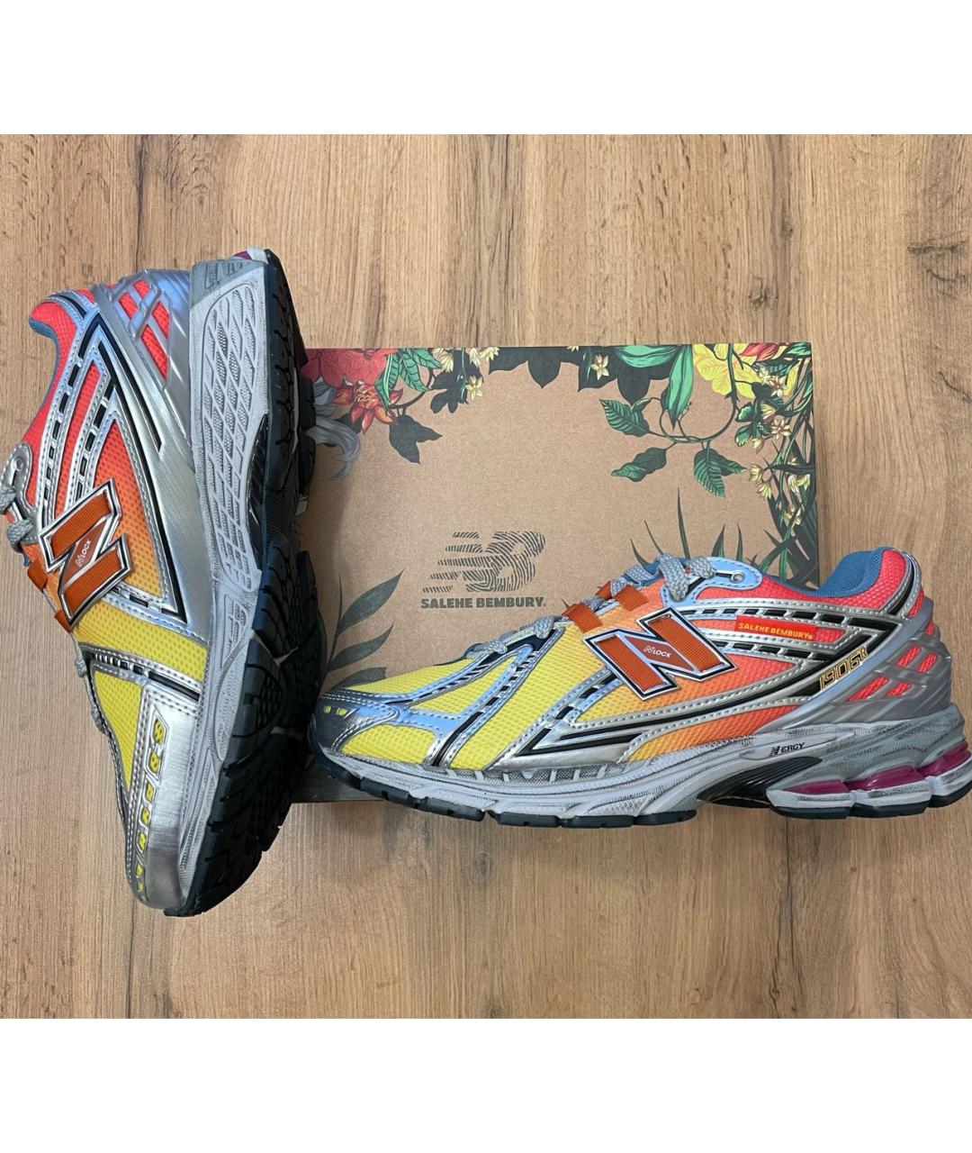 NEW BALANCE Мульти текстильные низкие кроссовки / кеды, фото 2