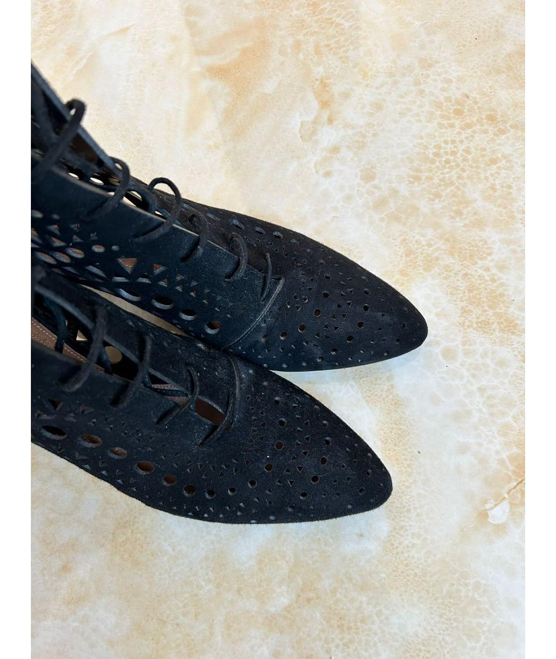 ALAIA Черные замшевые ботильоны, фото 6