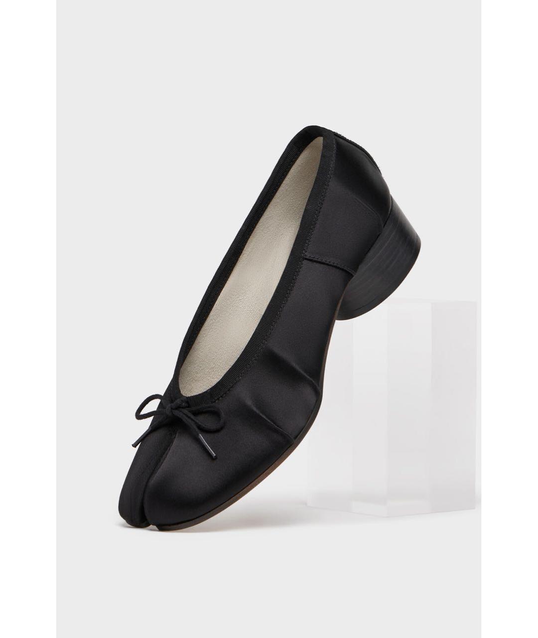 MAISON MARGIELA Черные текстильные туфли, фото 6