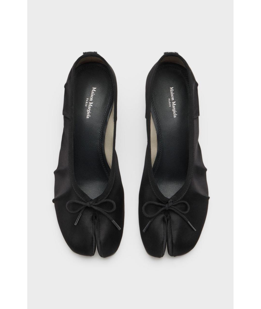 MAISON MARGIELA Черные текстильные туфли, фото 4