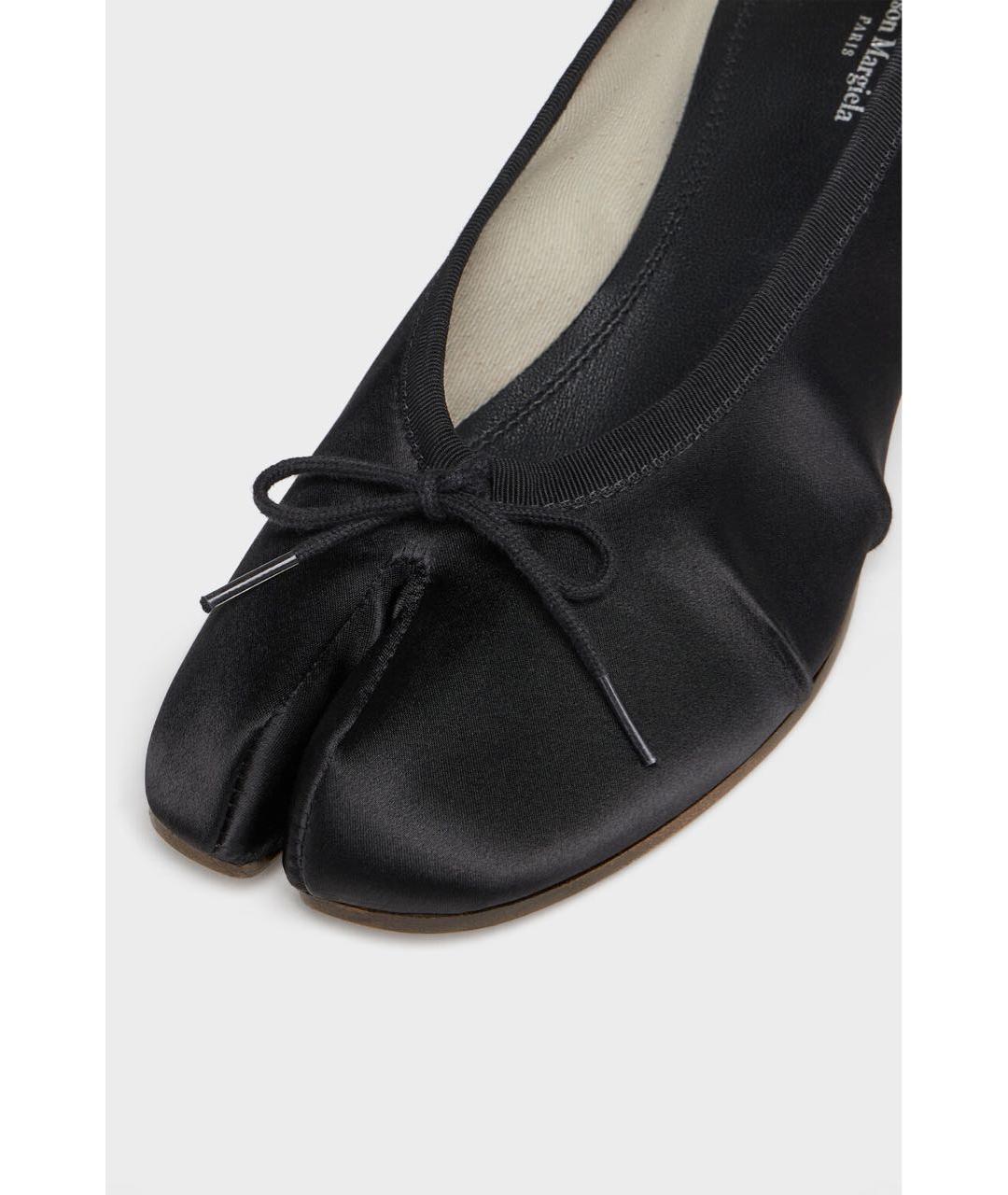 MAISON MARGIELA Черные текстильные туфли, фото 5