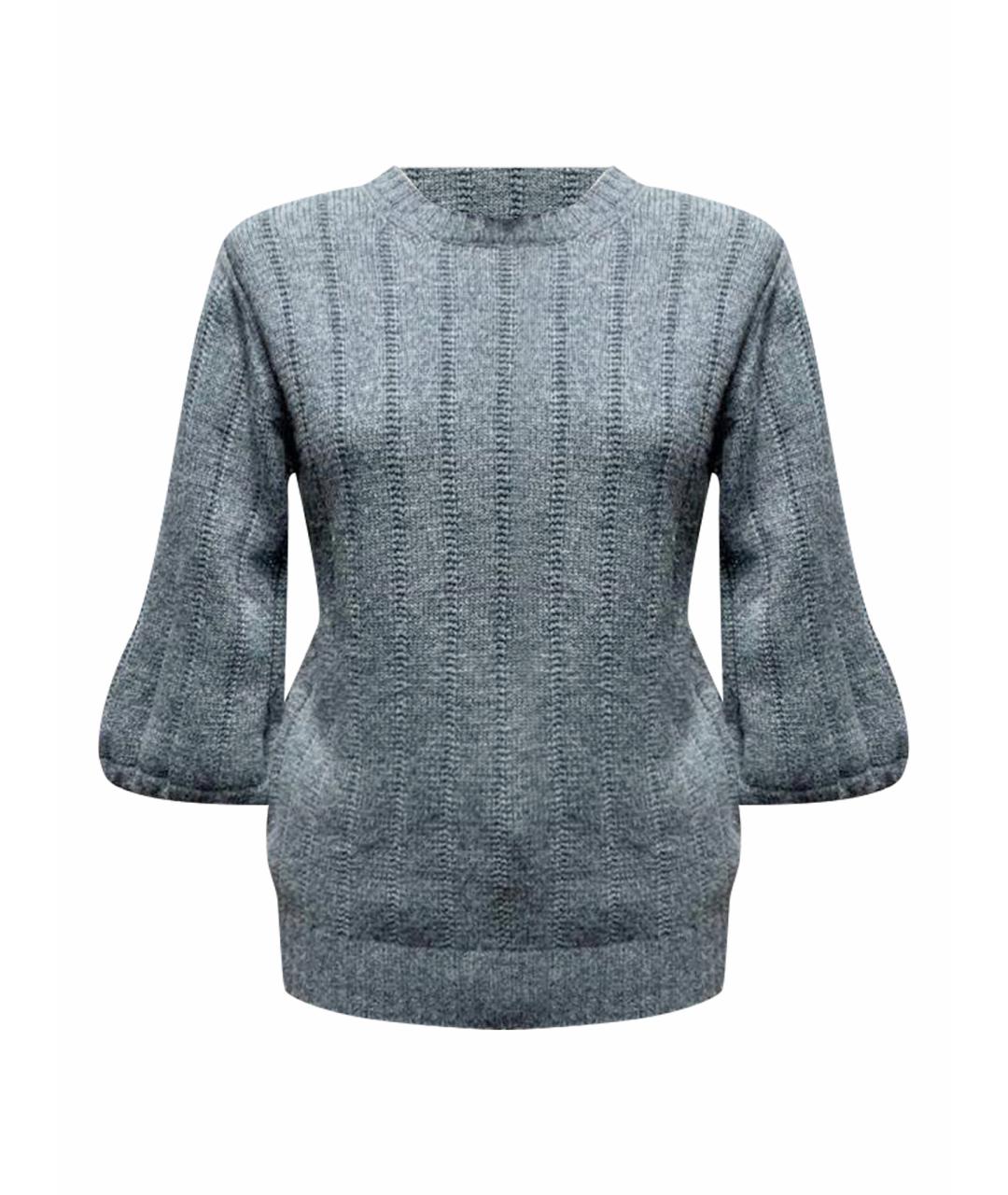 PRADA Серый шерстяной джемпер / свитер, фото 1