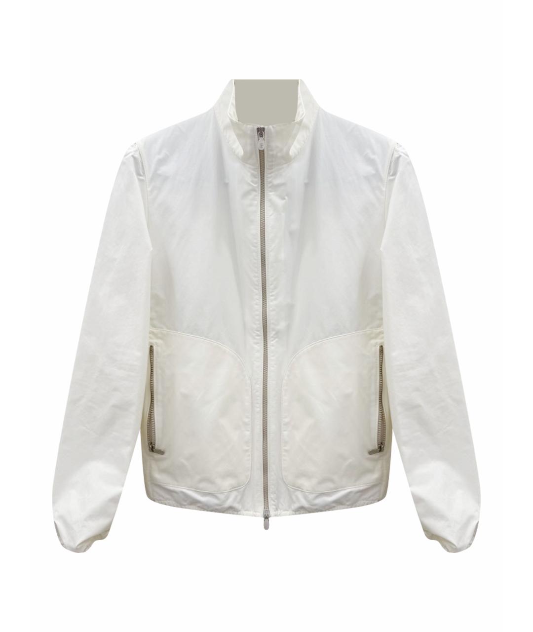 BRUNELLO CUCINELLI Белая хлопко-эластановая куртка, фото 1