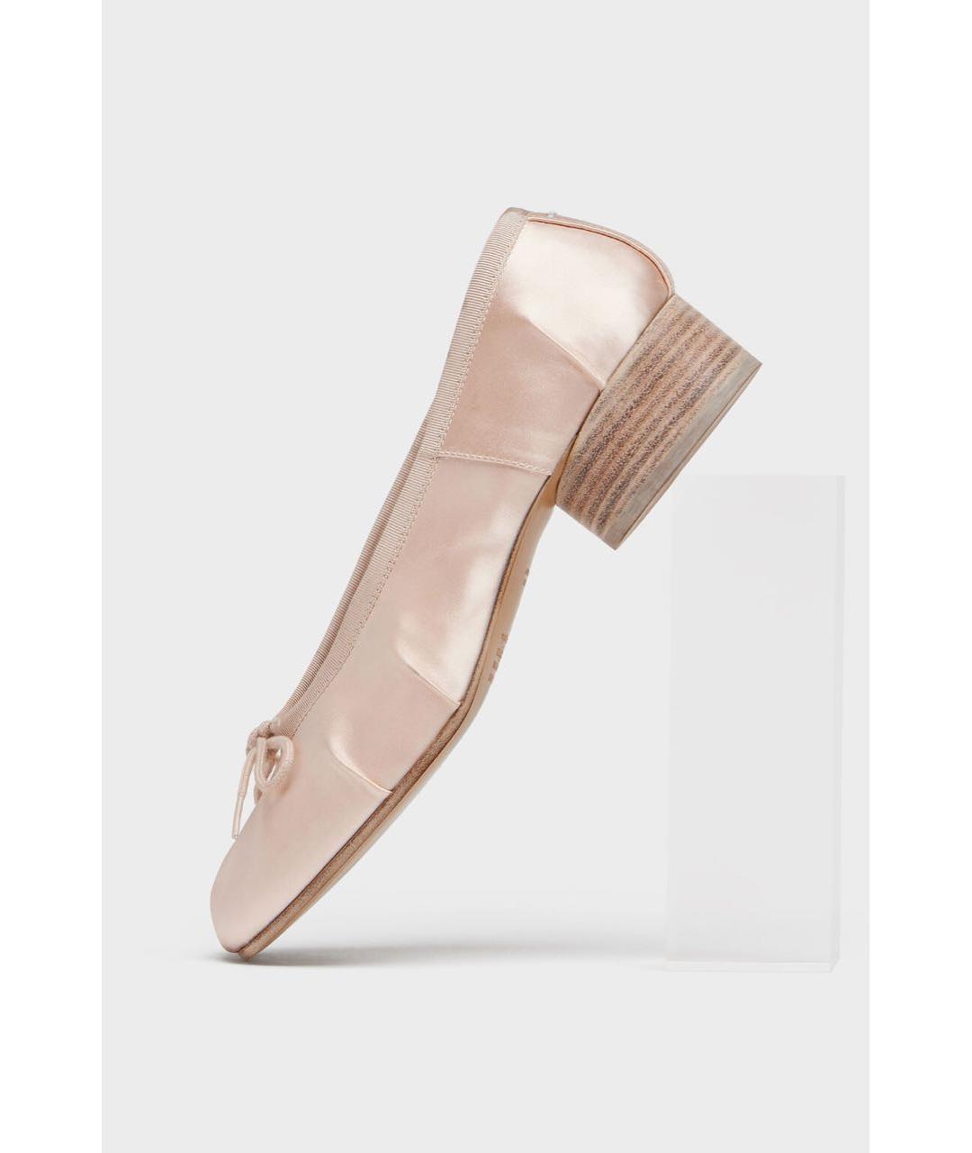 MAISON MARGIELA Розовые текстильные туфли, фото 2