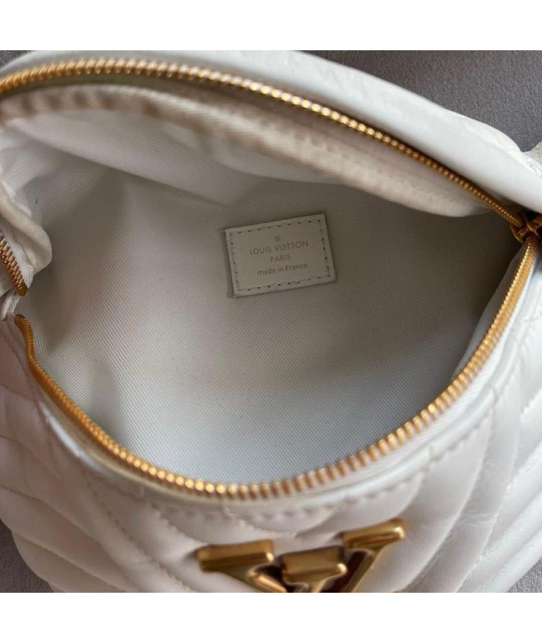 LOUIS VUITTON Белая кожаная поясная сумка, фото 2