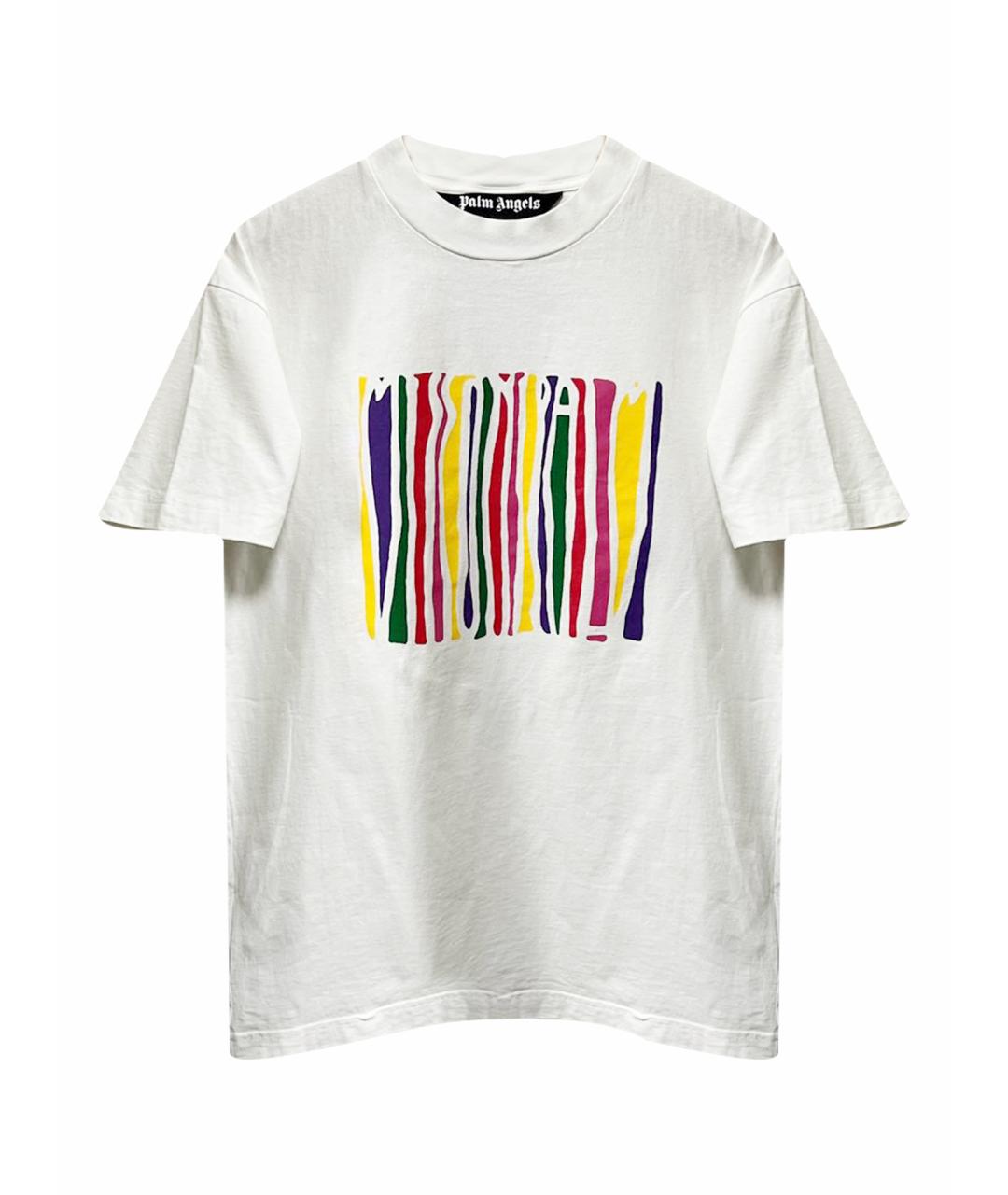 PALM ANGELS Белая хлопковая футболка, фото 1