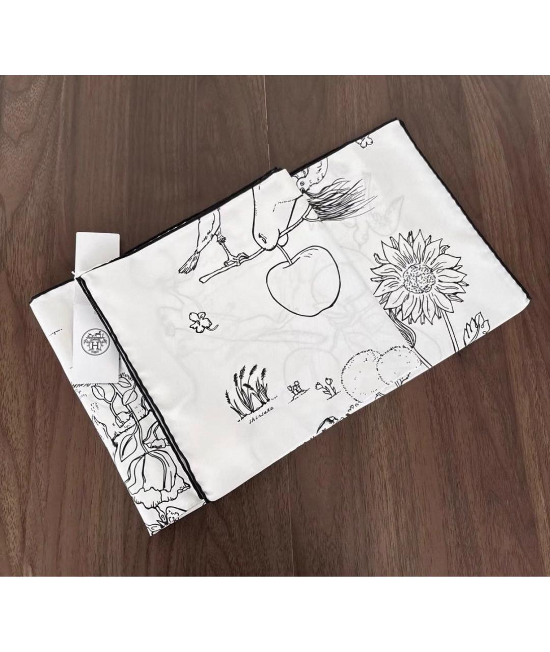 HERMES Мульти шелковый платок, фото 4