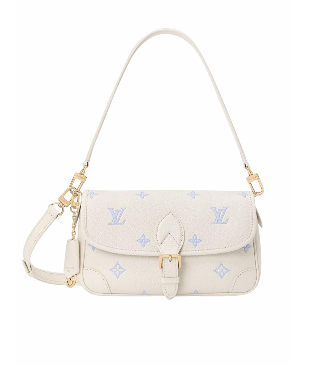 LOUIS VUITTON Белая кожаная сумка тоут, фото 1