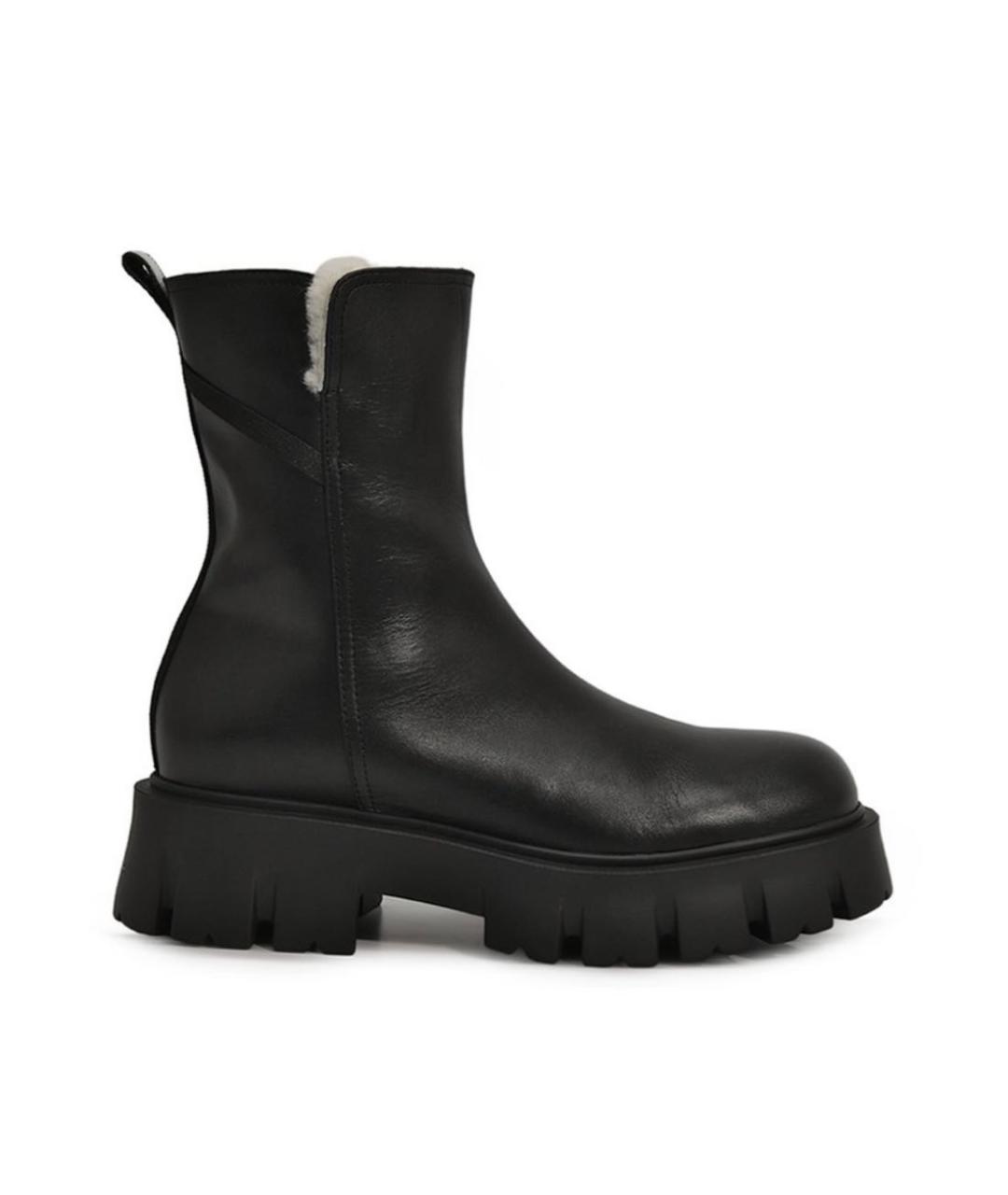 PREMIATA Черные кожаные ботинки, фото 9
