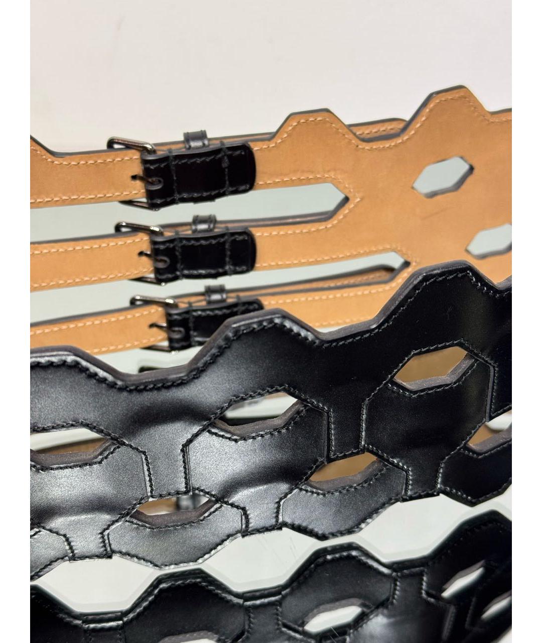 ALAIA Черный кожаный ремень, фото 6