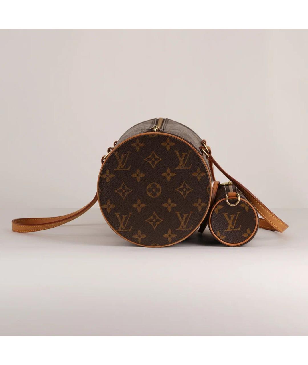 LOUIS VUITTON Коричневая сумка с короткими ручками, фото 7