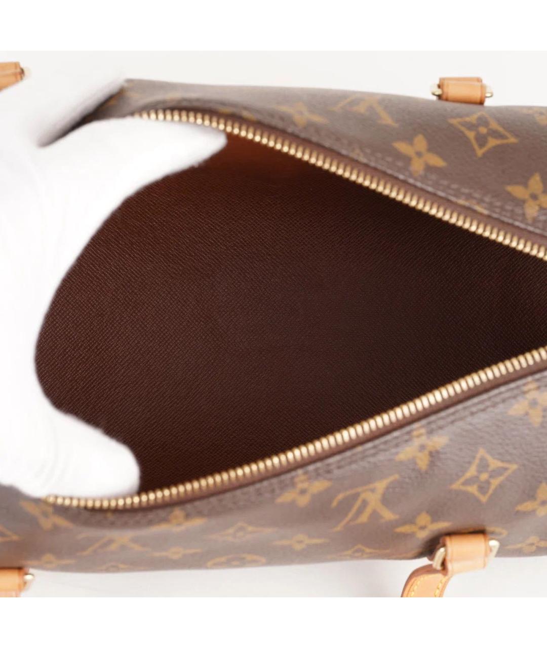 LOUIS VUITTON Коричневая сумка с короткими ручками, фото 8