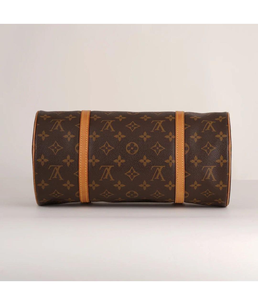 LOUIS VUITTON Коричневая сумка с короткими ручками, фото 5