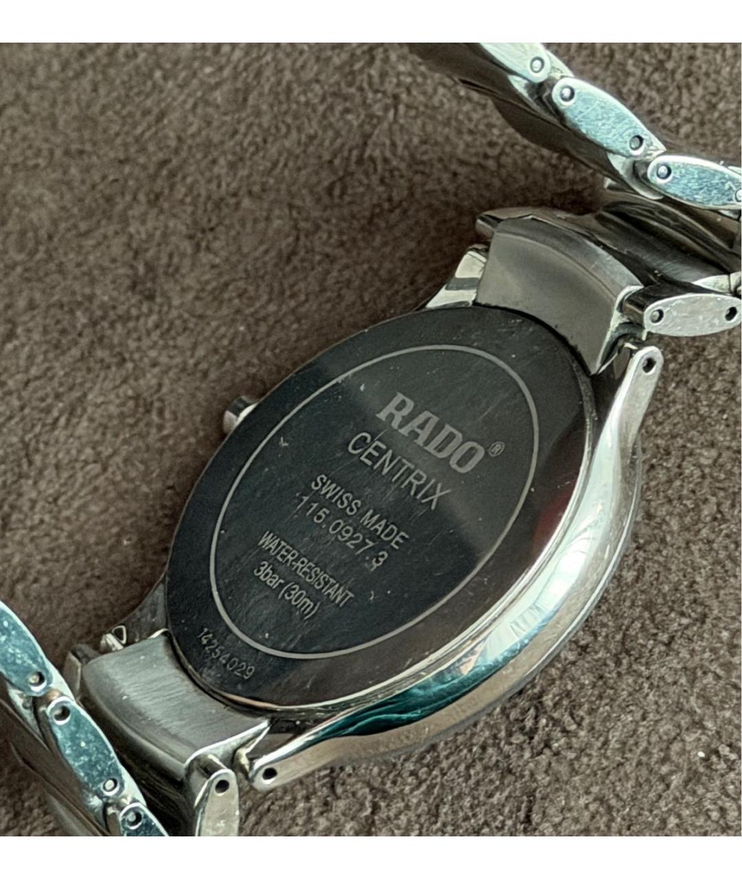 RADO Серебряные металлические часы, фото 4