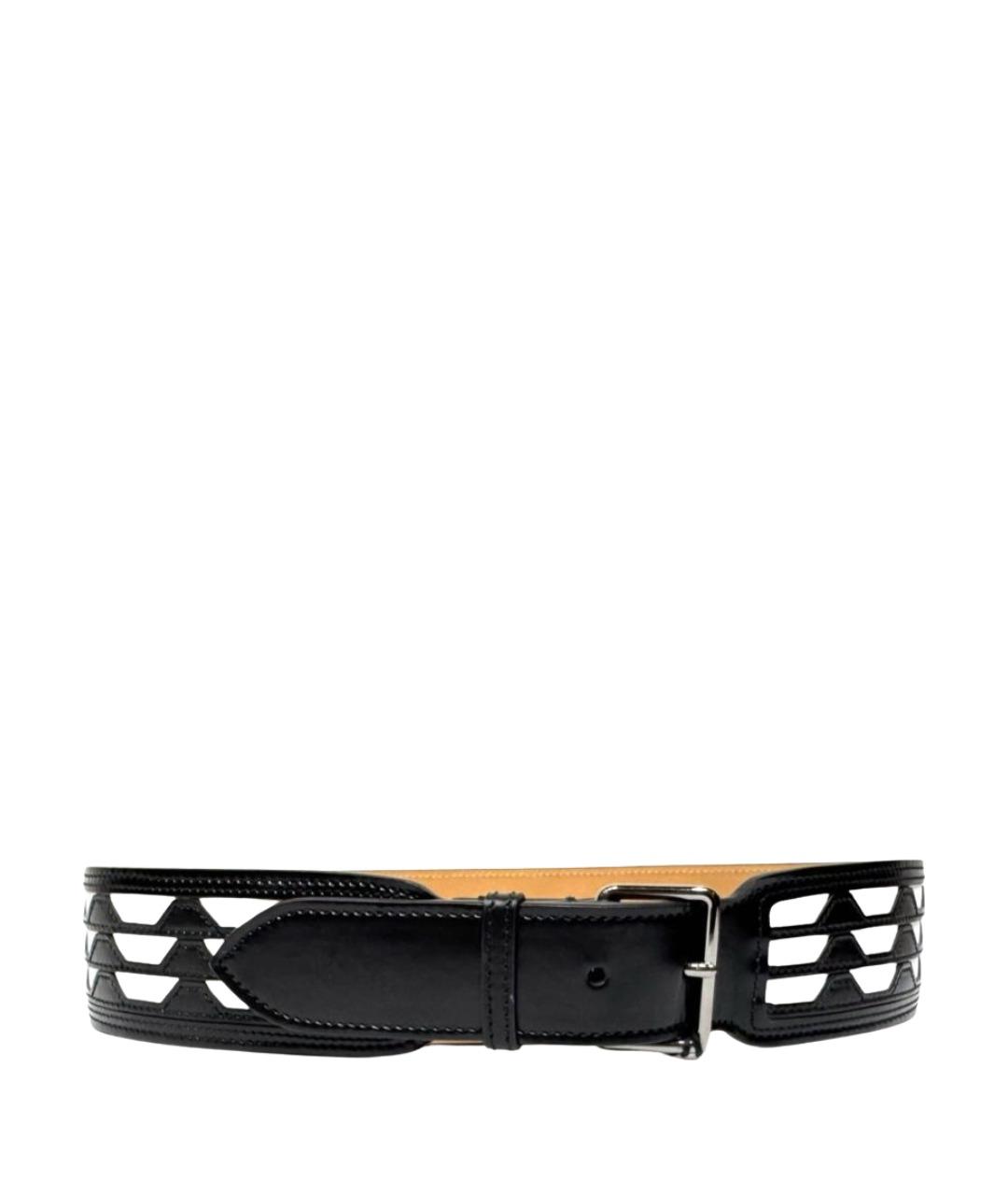 ALAIA Черный кожаный ремень, фото 1