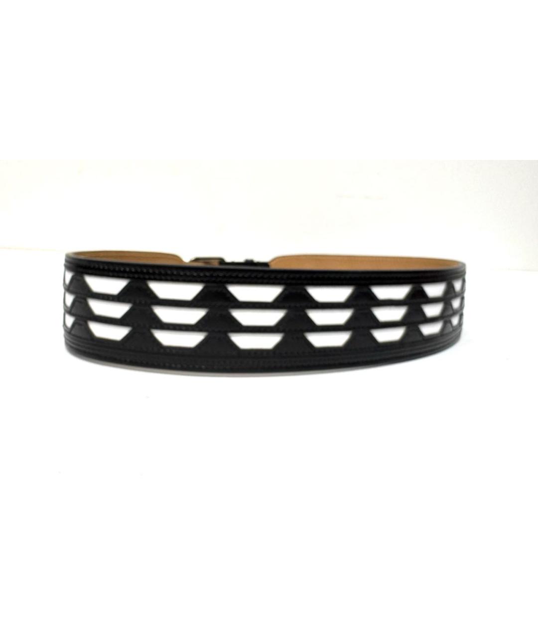 ALAIA Черный кожаный ремень, фото 2