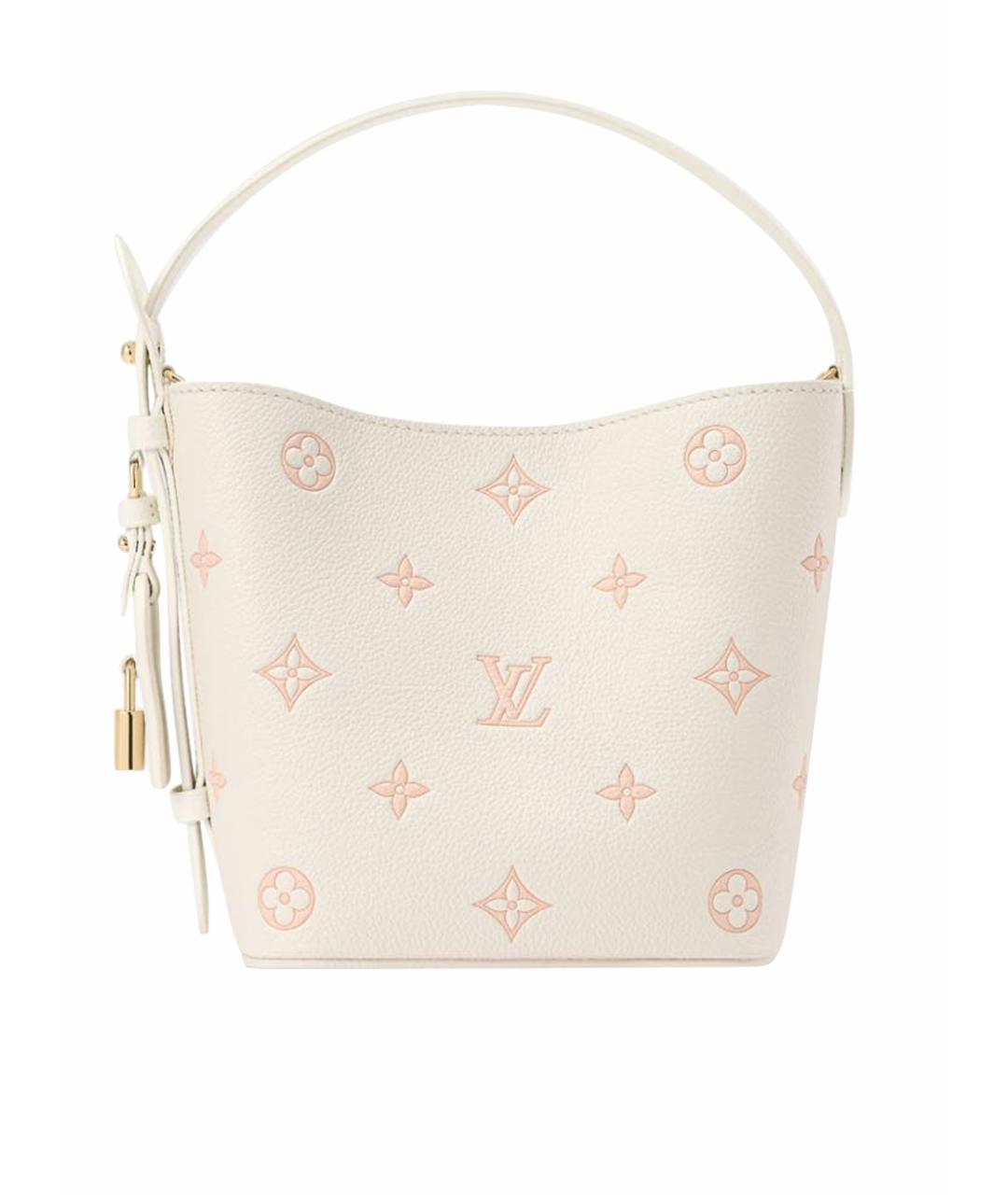 LOUIS VUITTON Белая кожаная сумка тоут, фото 1