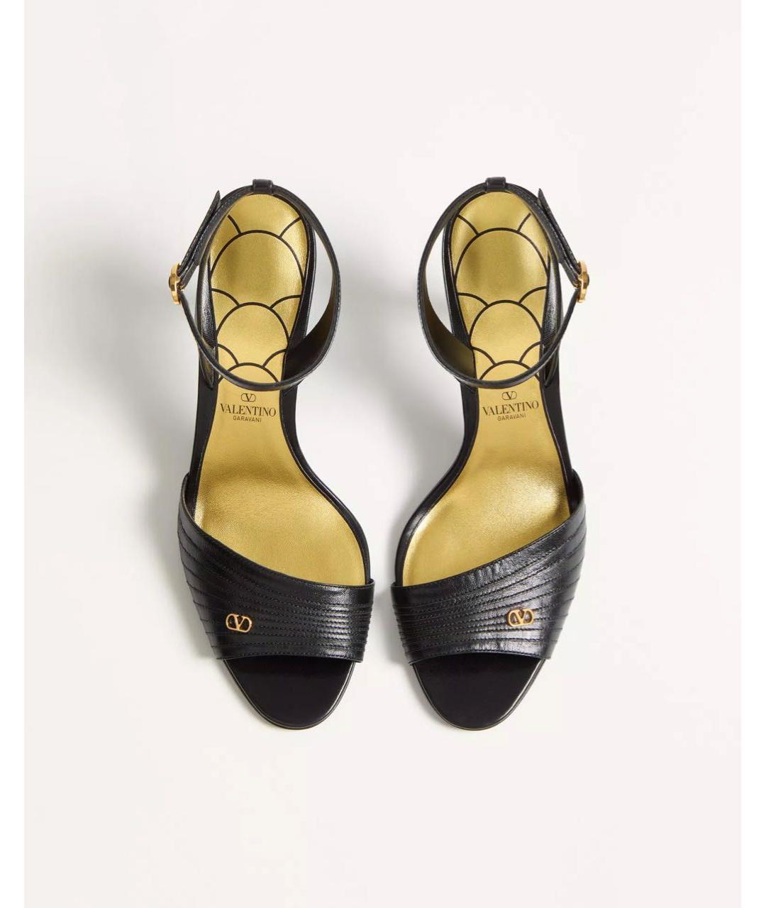 VALENTINO Черные кожаные туфли, фото 3