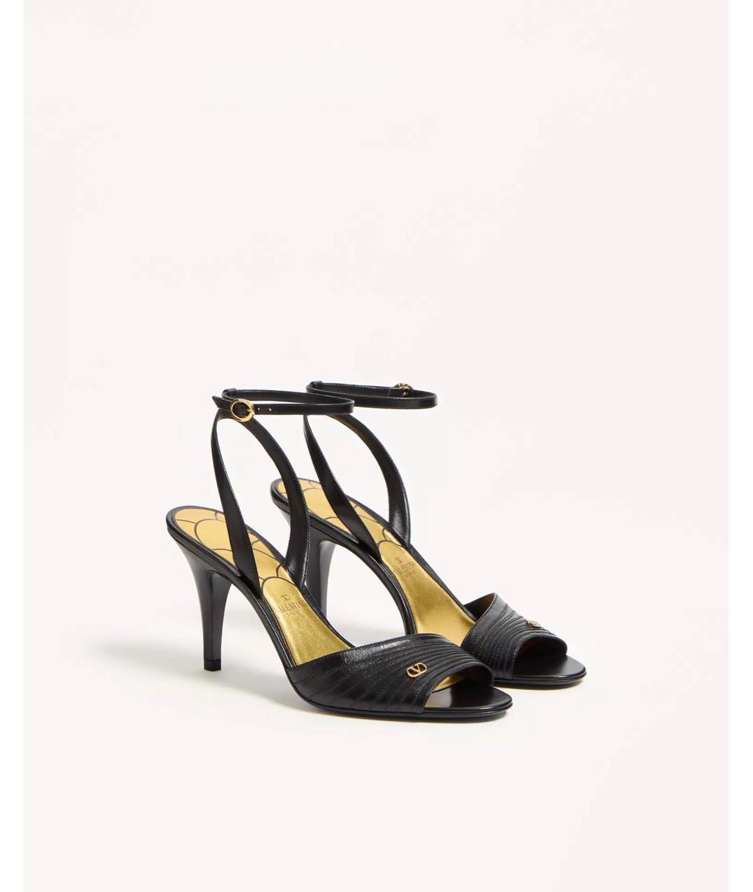 VALENTINO Черные кожаные туфли, фото 2