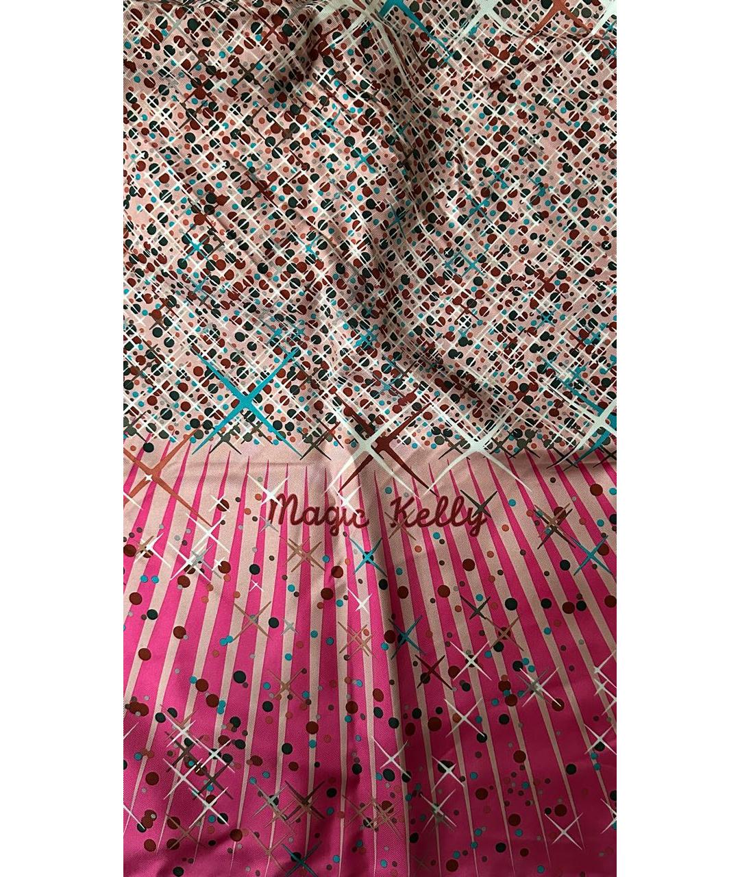 HERMES Мульти шелковый платок, фото 4