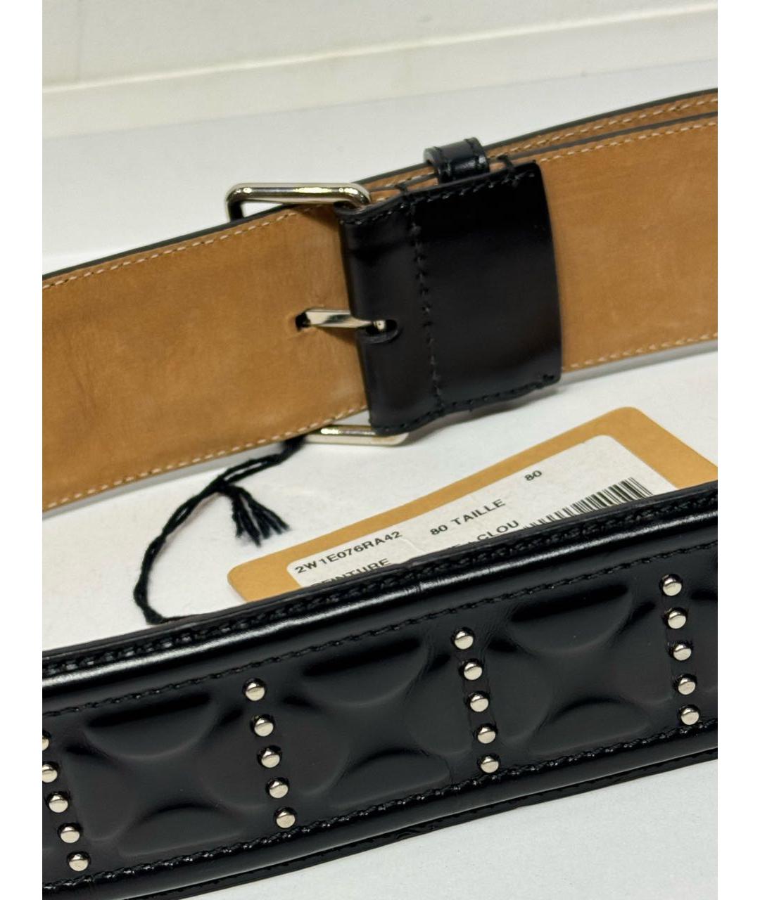 ALAIA Черный кожаный ремень, фото 7