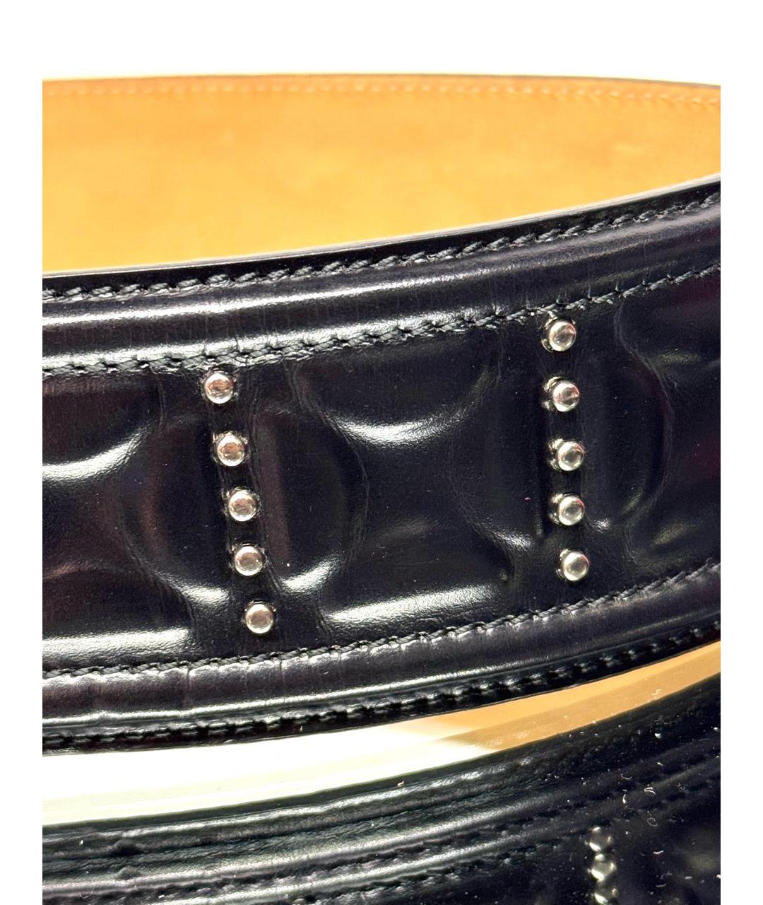 ALAIA Черный кожаный ремень, фото 5