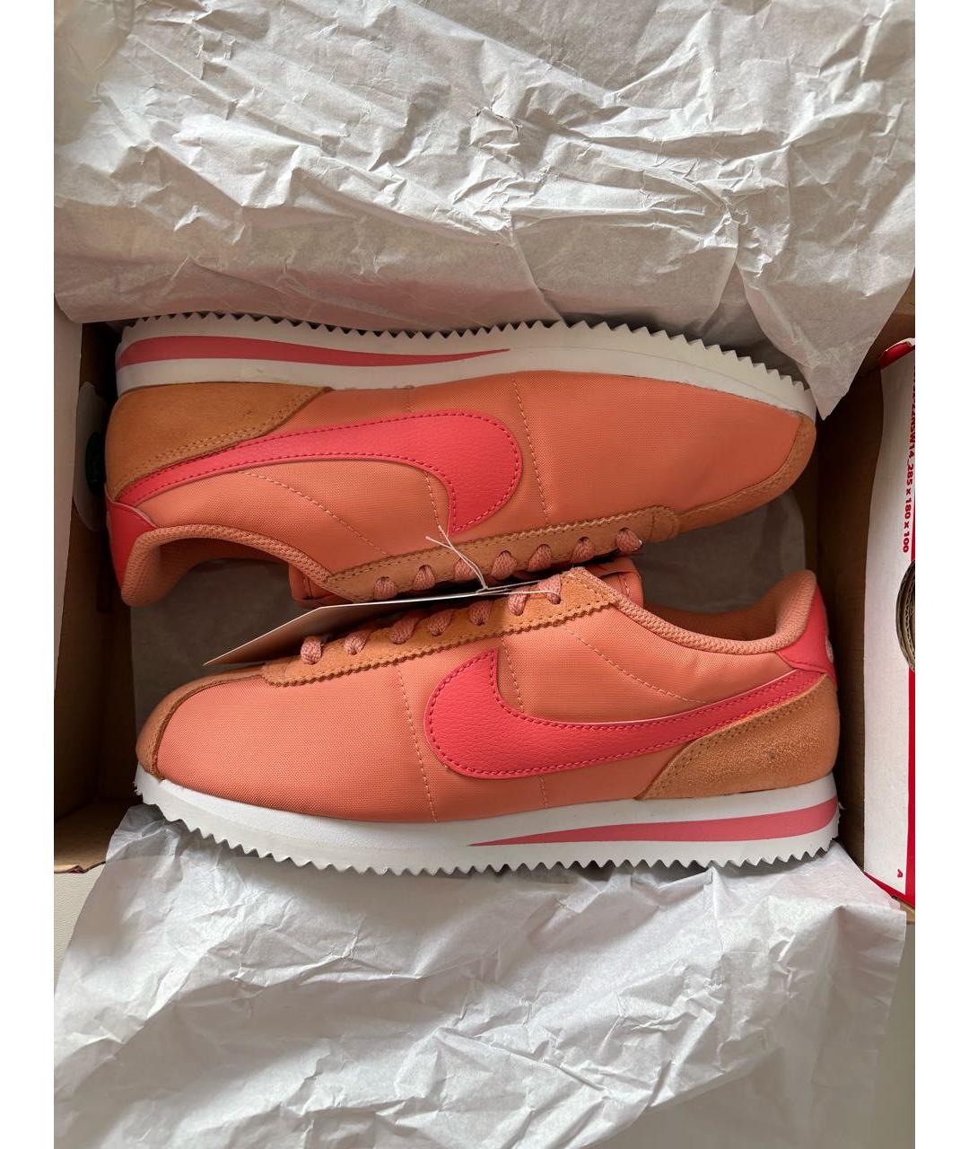 NIKE Коралловые текстильные кроссовки, фото 2
