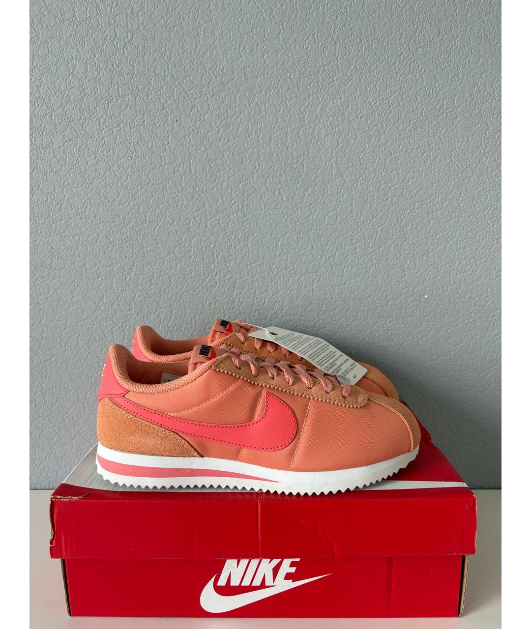 NIKE Коралловые текстильные кроссовки, фото 4
