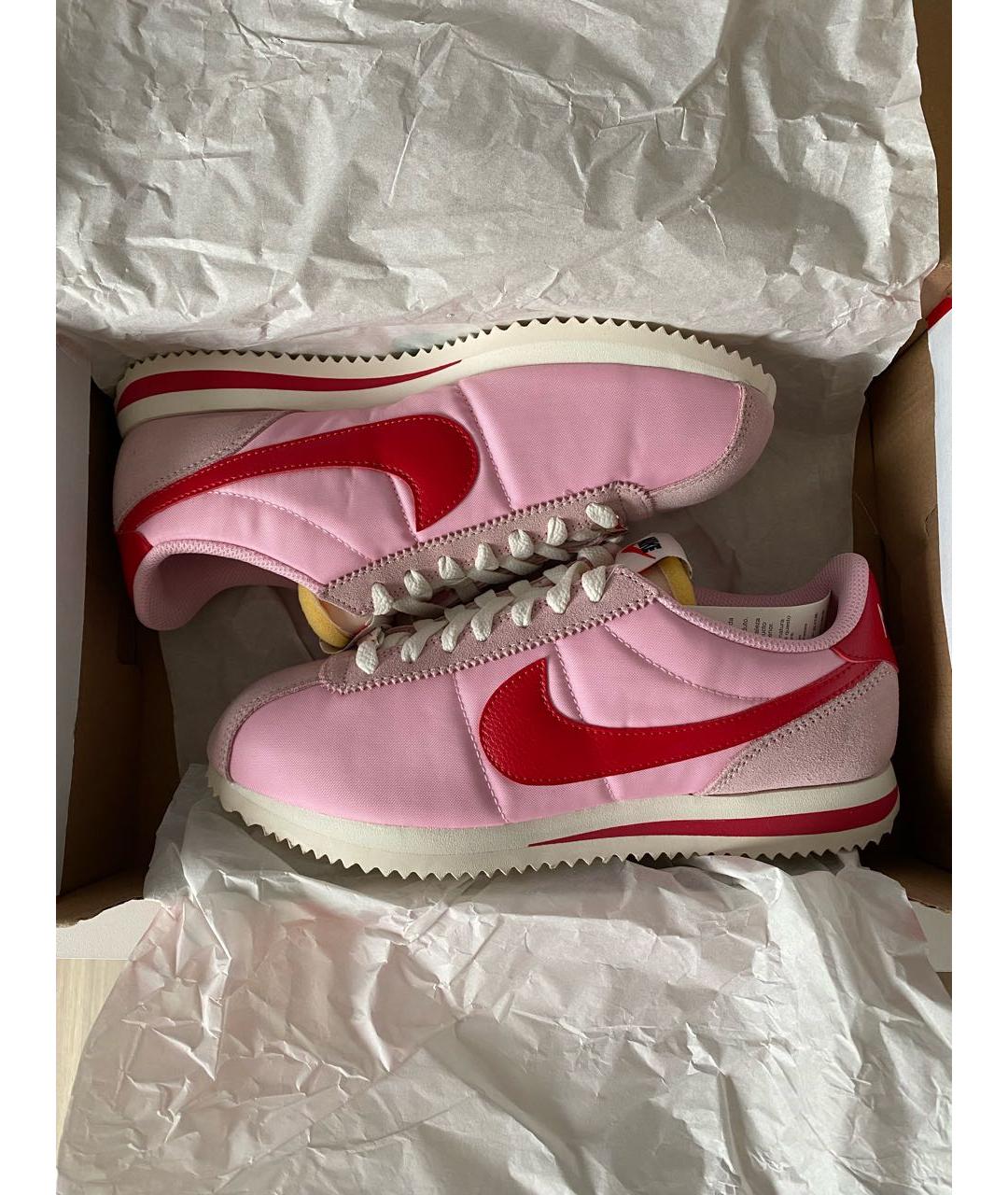 NIKE Розовые текстильные кроссовки, фото 2