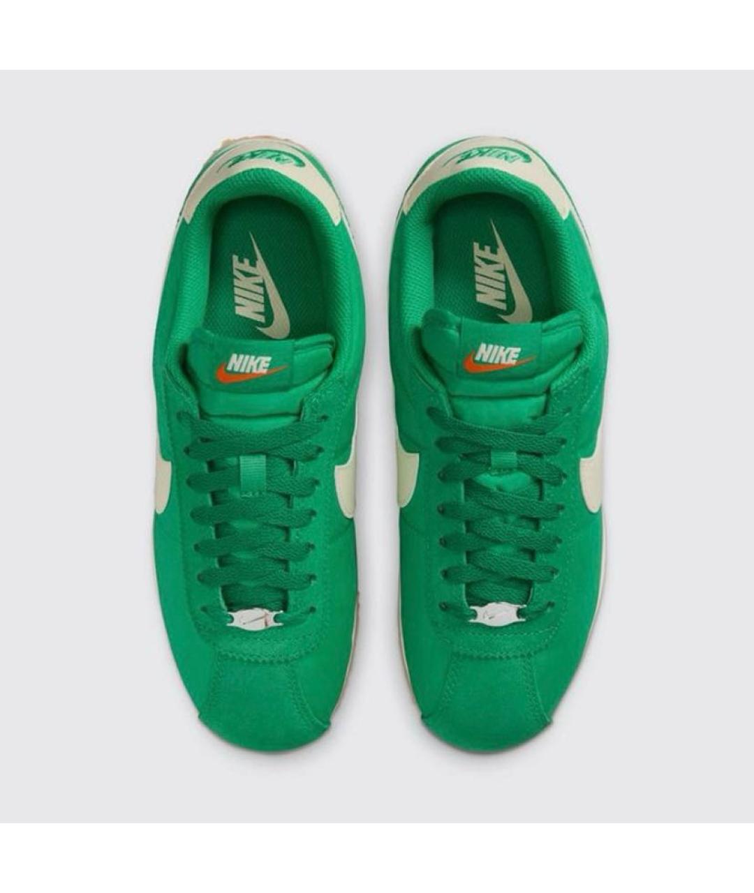 NIKE Зеленые текстильные кроссовки, фото 2