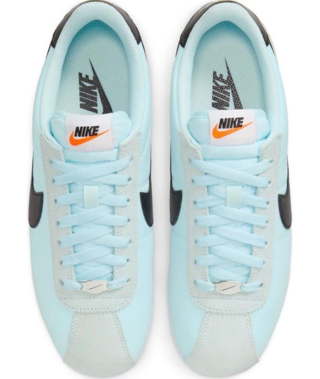 NIKE Голубые текстильные кроссовки, фото 2