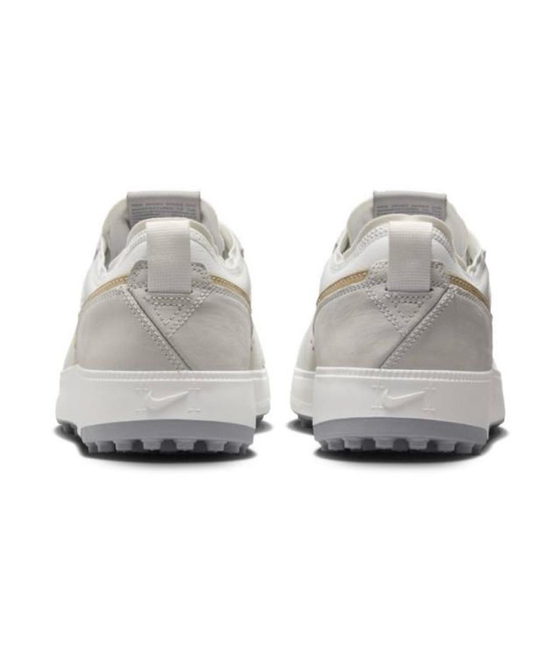 NIKE Серые кожаные кроссовки, фото 4