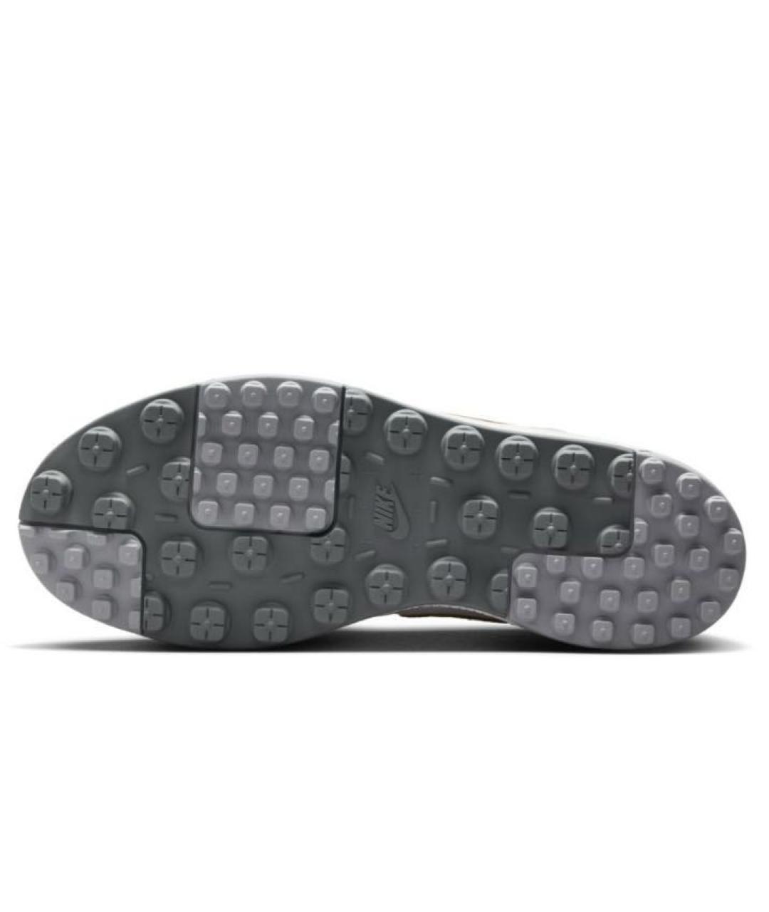 NIKE Серые кожаные кроссовки, фото 6