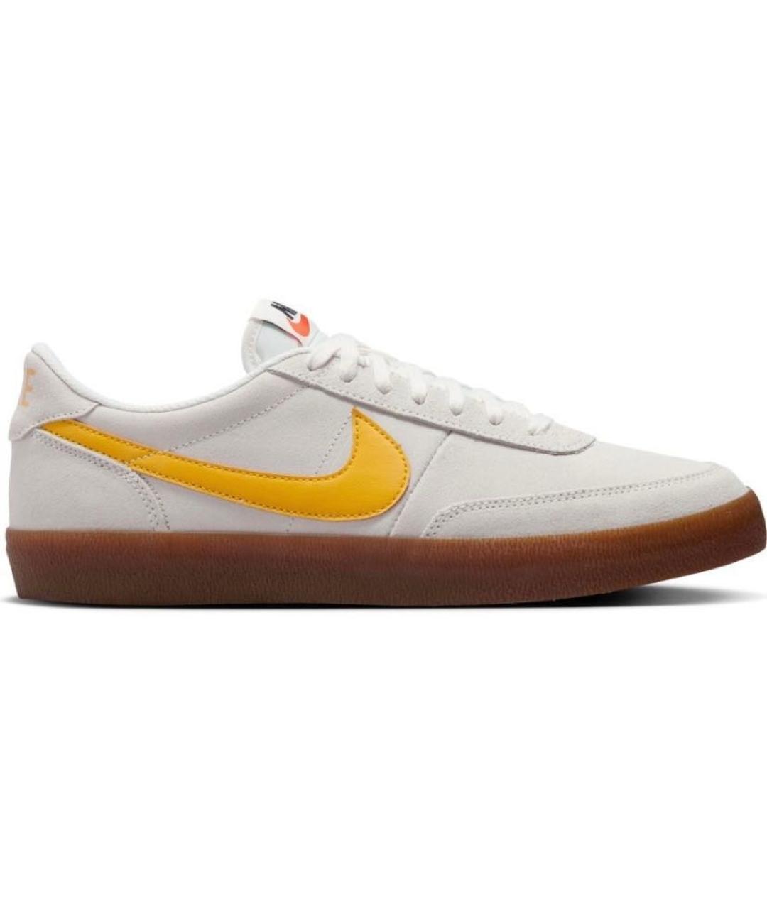 NIKE Бежевые замшевые кроссовки, фото 3