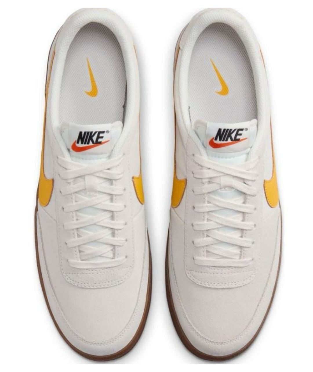 NIKE Бежевые замшевые кроссовки, фото 2