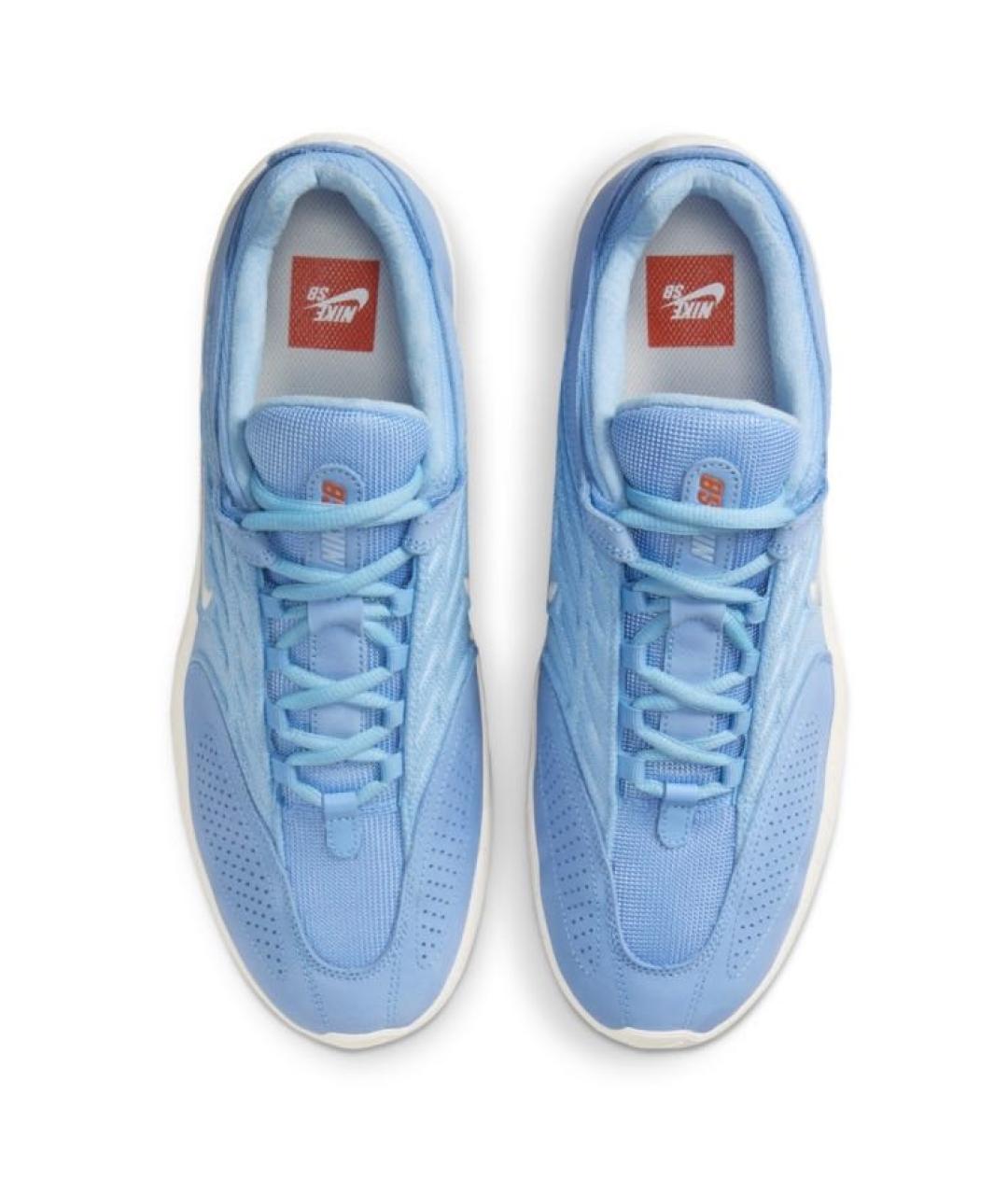 NIKE Голубые текстильные кроссовки, фото 2