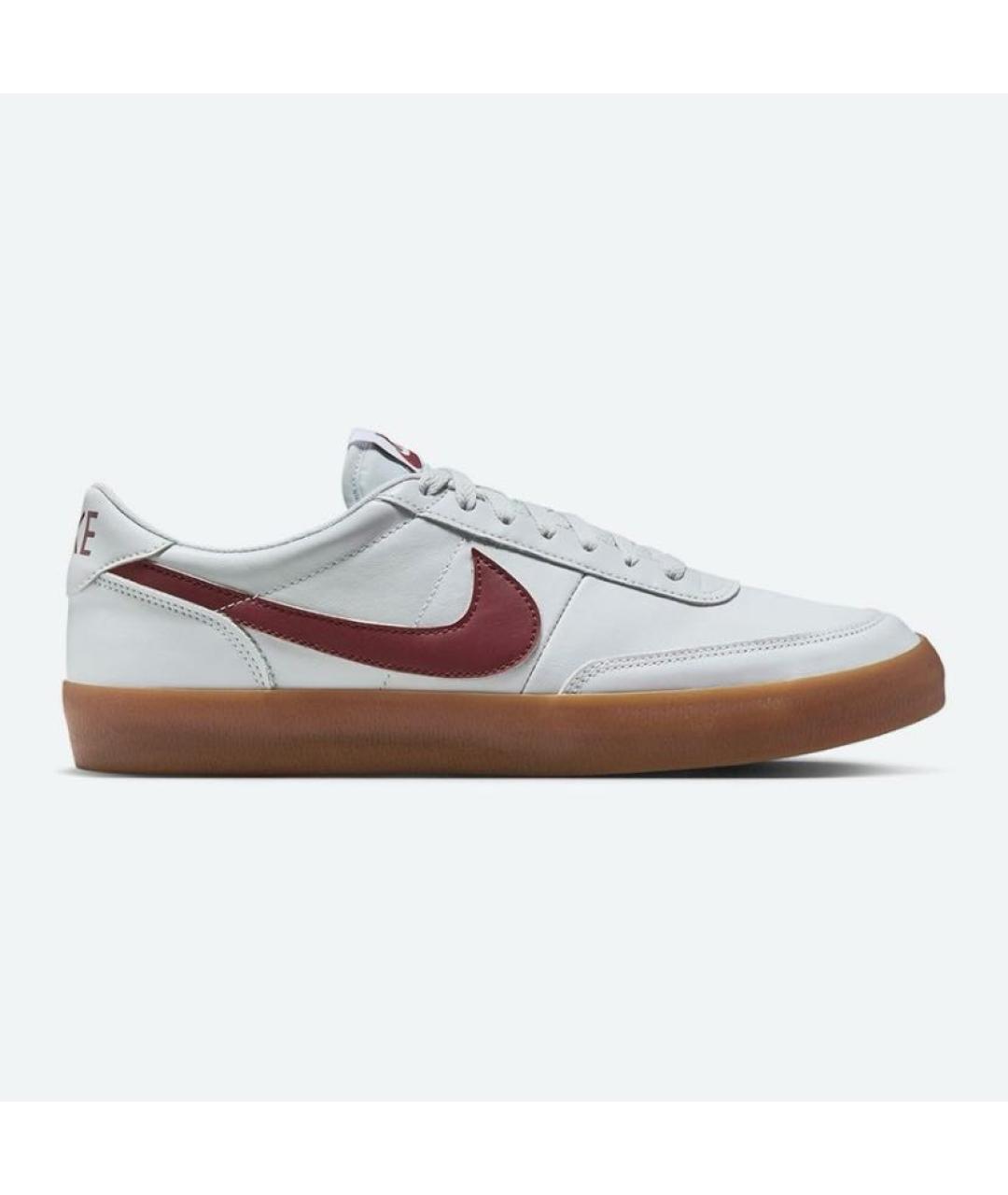 NIKE Белые кожаные кроссовки, фото 6