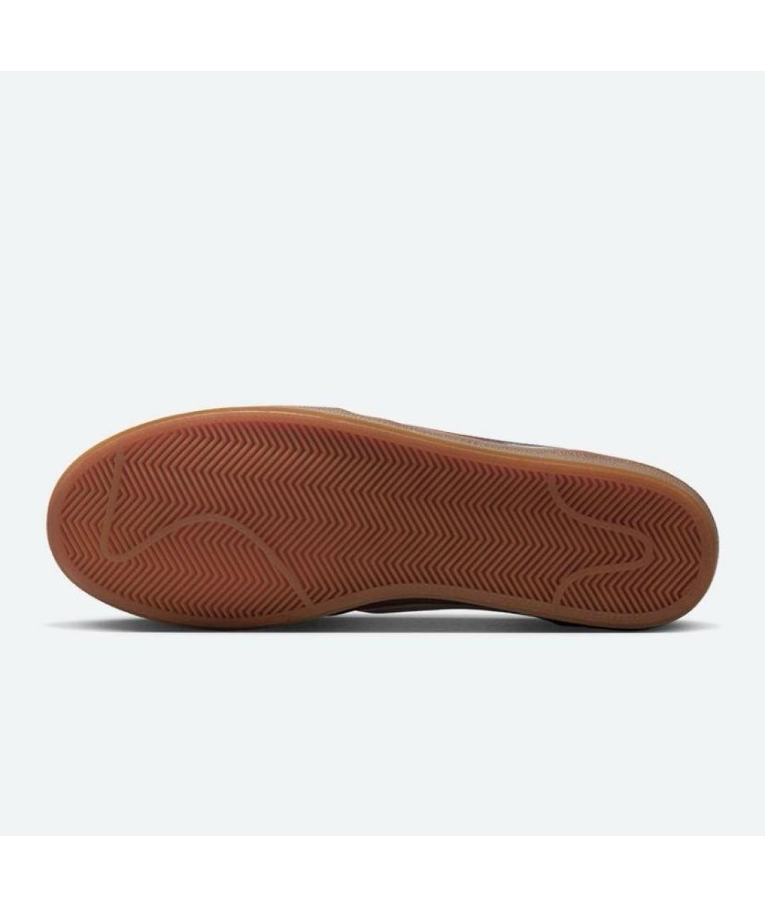 NIKE Белые кожаные кроссовки, фото 5