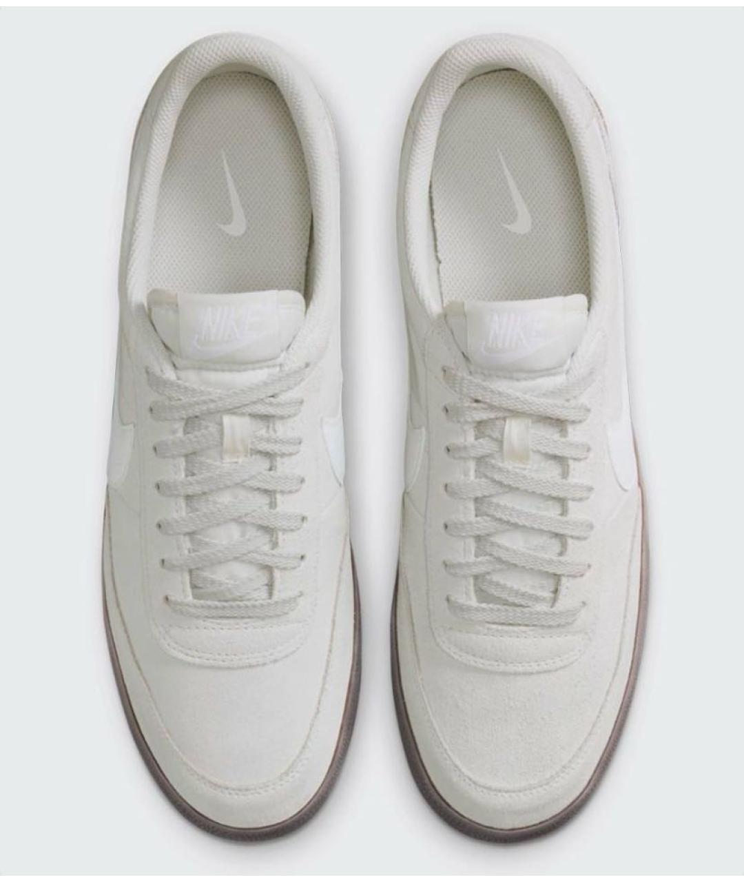 NIKE Бежевые замшевые кроссовки, фото 2