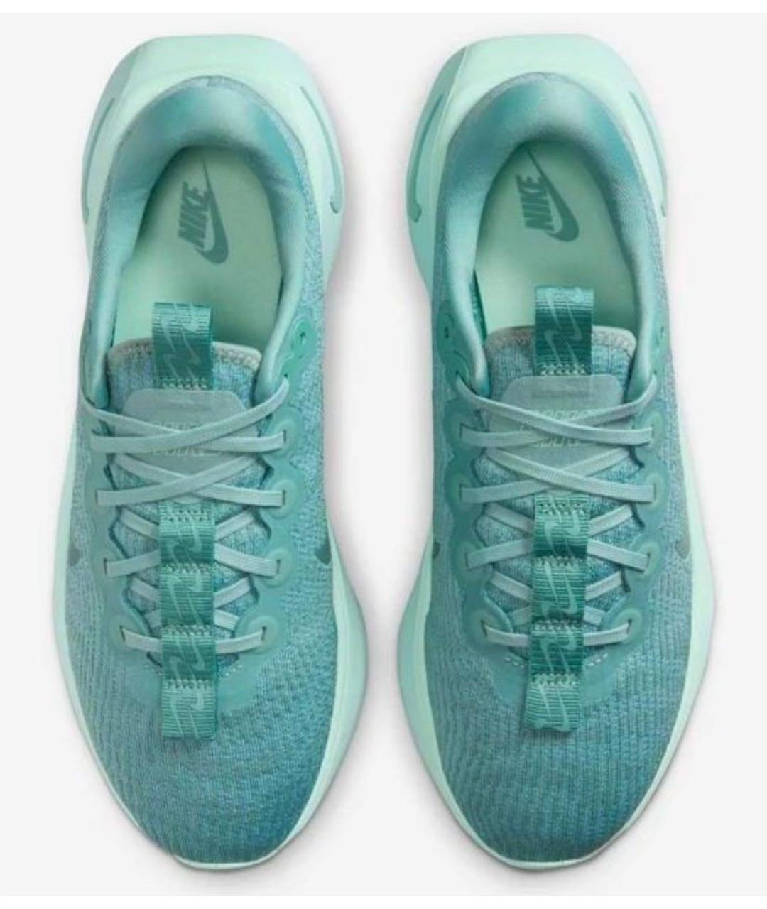 NIKE Бирюзовые текстильные кроссовки, фото 2