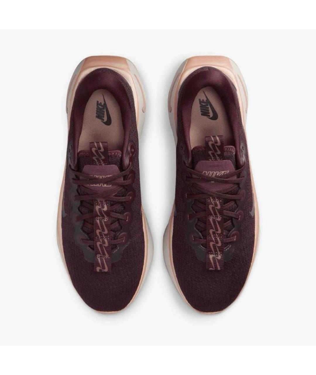 NIKE Бордовые текстильные кроссовки, фото 3