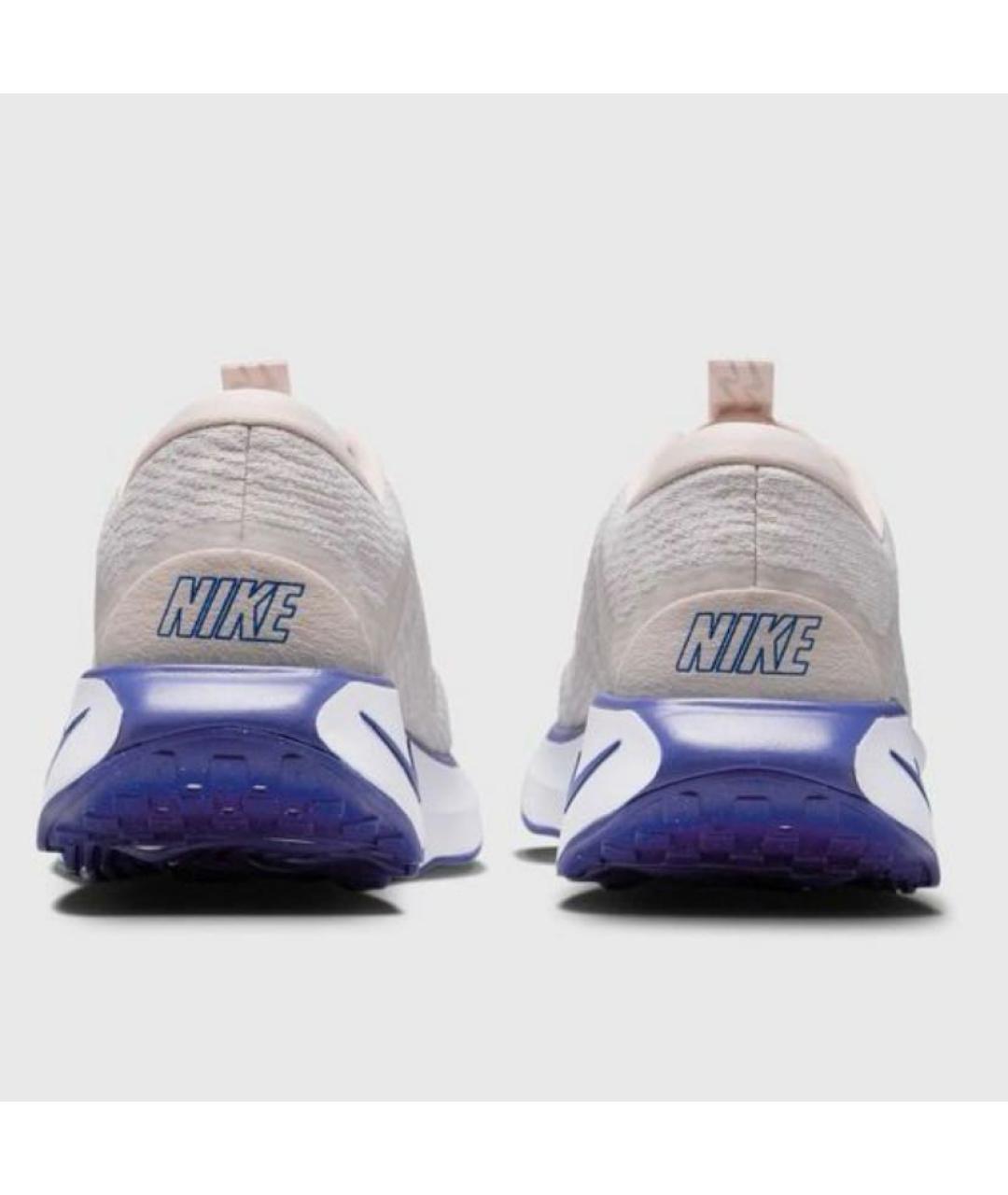 NIKE Бежевые текстильные кроссовки, фото 4