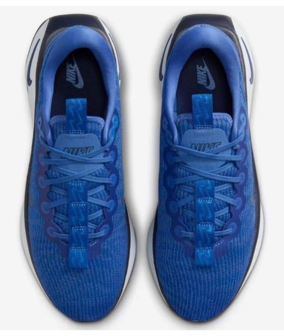 NIKE Синие текстильные кроссовки, фото 2