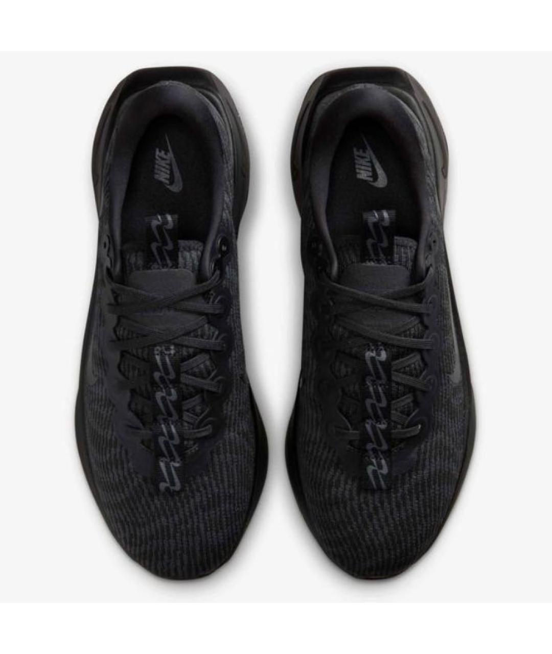 NIKE Черные текстильные кроссовки, фото 2