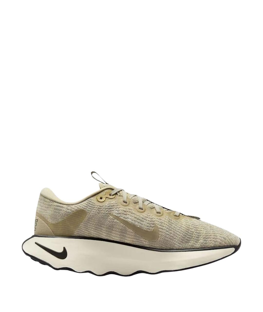 NIKE Бежевые текстильные кроссовки, фото 1